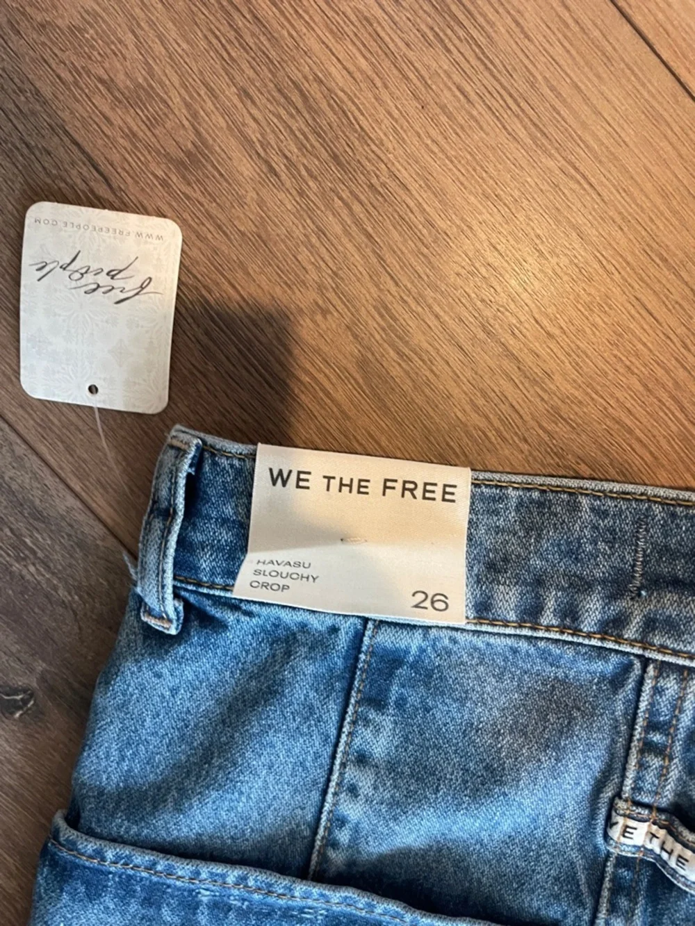 Free People Havasu Slouchy Crop Jeans- Size 26